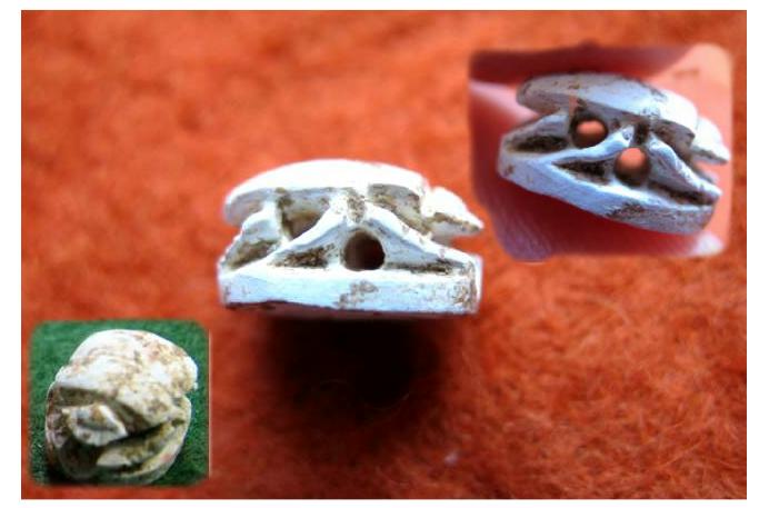  **SOLD** RARE extremely small undercut scarab
