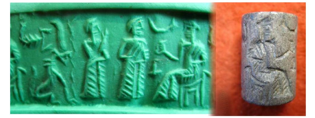**SOLD** Nice Old Babylonian cylinder seall