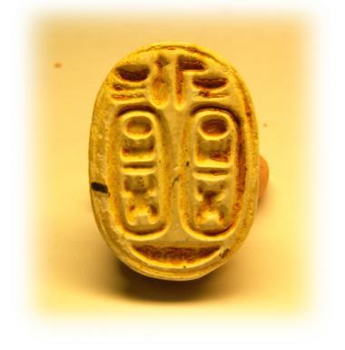 **SOLD** Very fine scarab  with double cartouche of Tothmes III