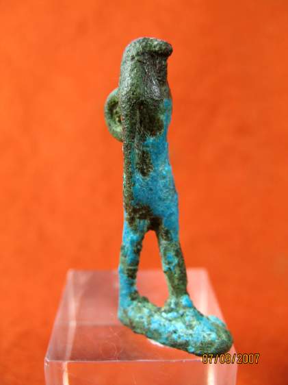 **SOLD** Egyptian bronze Horus amulet