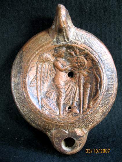 **SOLD** RARE Roman lamp  type: "CAPTA"