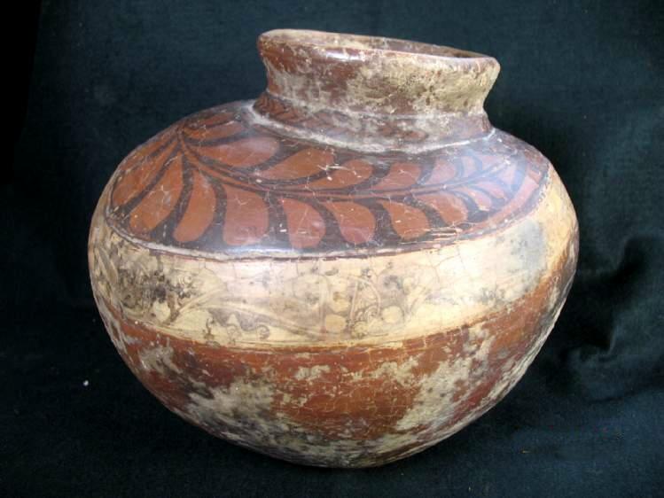 **SOLD** VERY UNUSUAL and large Kushan vessel.
