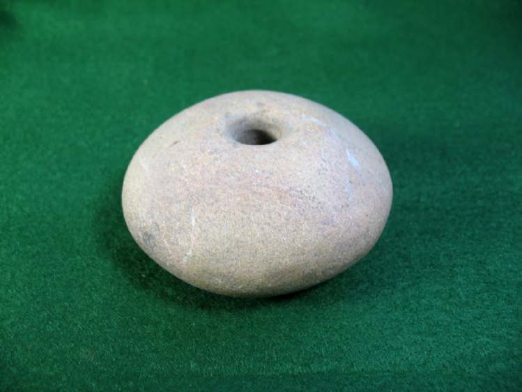 **SOLD**  Very good stone mace head found in Syria. 