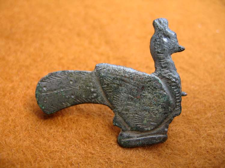 **SOLD** Nice Roman bronze bird brooch