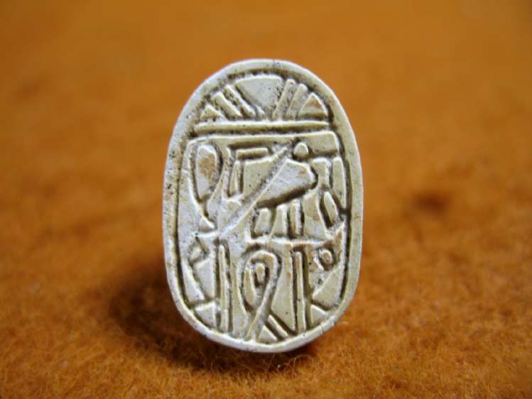 **SOLD** Unusual and handsome Canaanite scarab