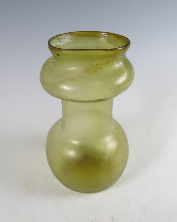  **SOLD*A rather unusual shaped Roman bottle