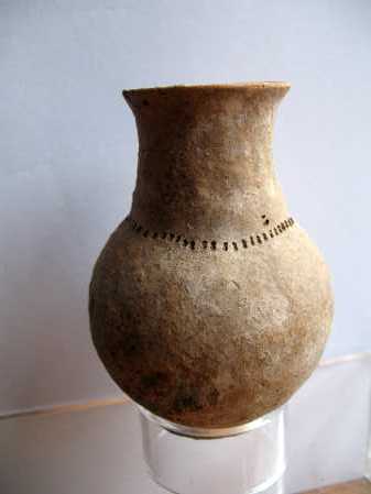**SOLD**Nice and unusual Early Bronze Age bottle