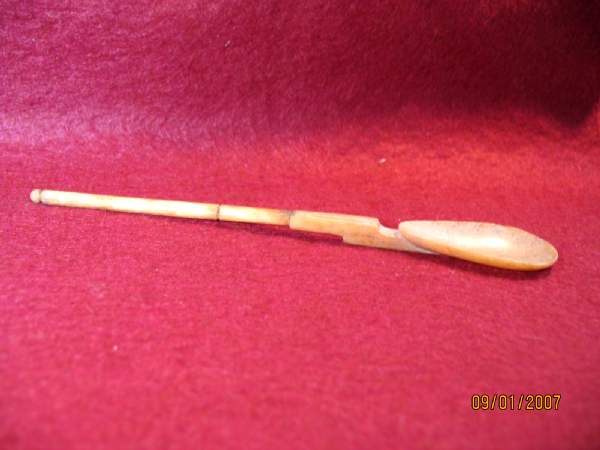 1216. **SOLD** Extremely finely made Roman bone spoon