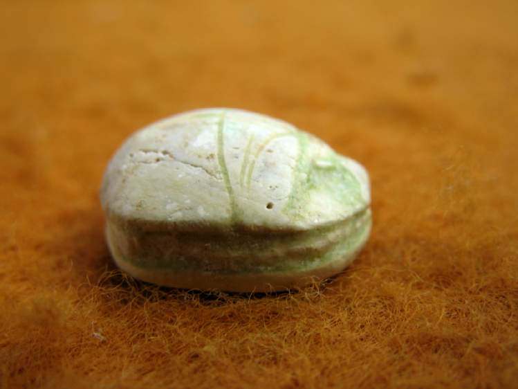 **SOLD** Lovely lotus back type and interesting inscription
