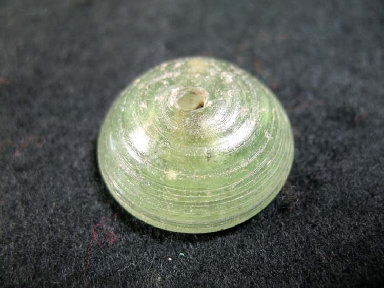 **SOLD** Roman glass spindle whorl