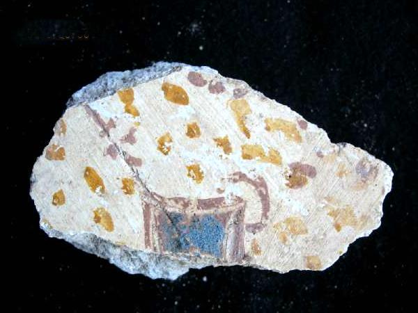**SOLD**Lovely delicate fragment of Roman fresco