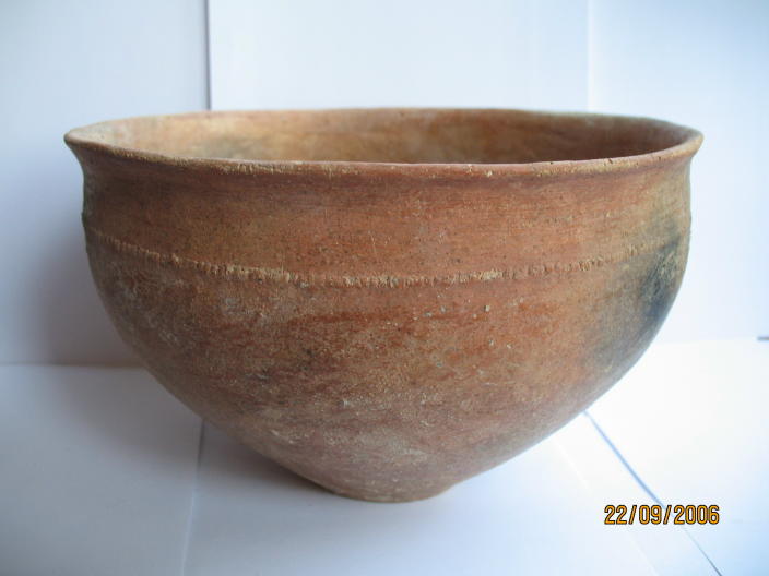  **SOLD**Lovely, very large Early Bronze Age bowl from the site of Sodom and Gomorrah