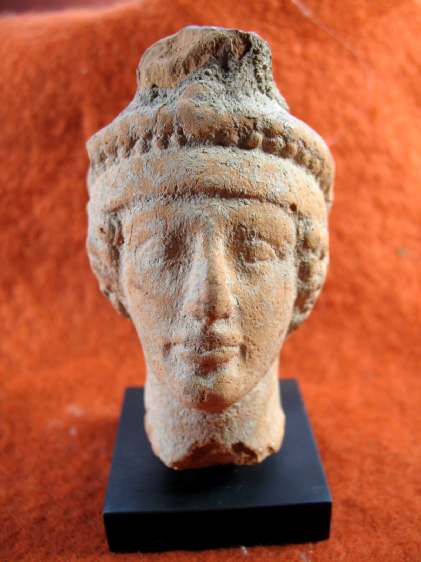 **SOLD** 2033. Nice terracotta head from Tarentum