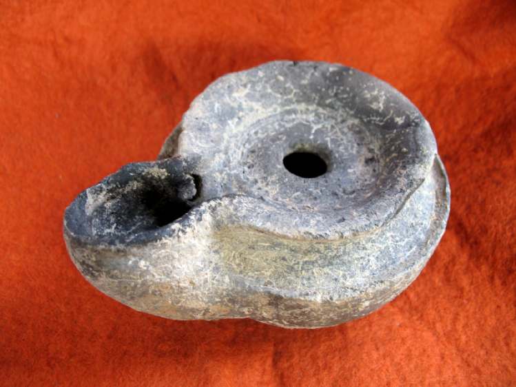 **SOLD** Very unusual Greek Hellenistic lamp