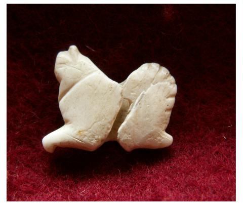 **SOLD** Interesting and very early stone  zoomorphic amulet