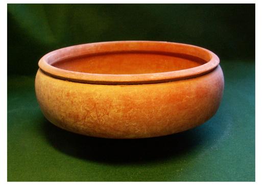 **SOLD** Good Roman redware basin; good rootmarks