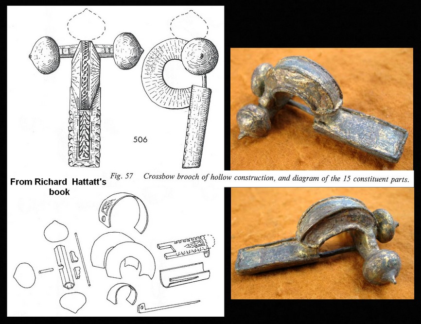 **SOLD** RARE type of large Roman Crossbow fibula