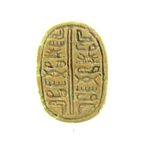 **SOLD** Unusual type of 15th dynasty a-n-r scarab.