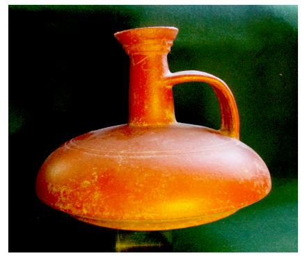 **SOLD**Wonderfully shaped Roman redware flagon