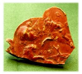**SOLD** Shard of extremely  fine Terra Sigillata