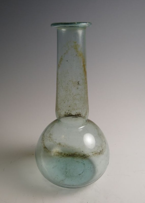  **SOLD** Very elegant Roman glass bottle