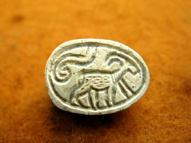 **SOLD** Fine Hyksos Seth antelope  scarab