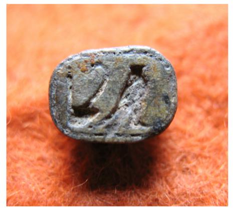  **SOLD** Nice, very small Egyptian steatite scarab