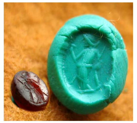  **SOLD** Pleasing little cornelian Roman intaglio