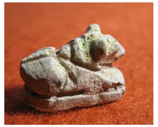 **SOLD** Charming Egyptian steatite lion/horse seal amulet 