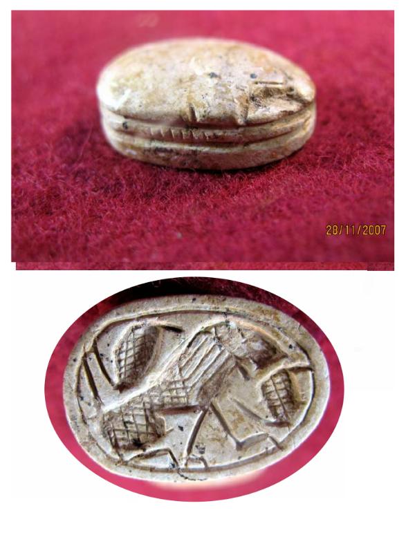 **SOLD** Very handsome SIP steatite scarab