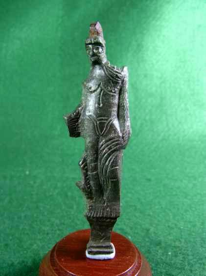  **SOLD** Roman bronze figural lock hasp