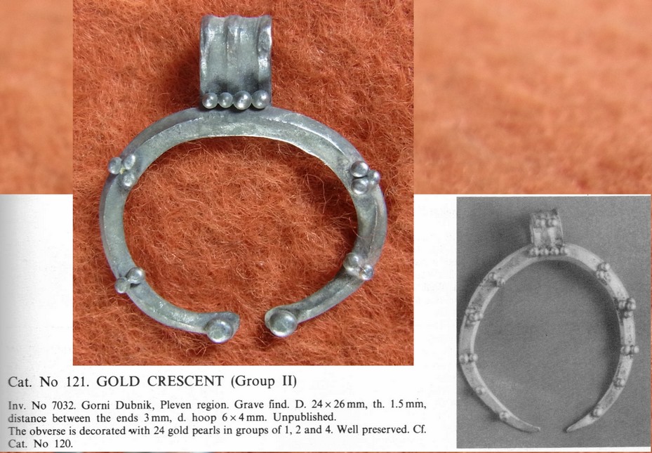  **SOLD** Fairly rare Roman silver lunar pendant