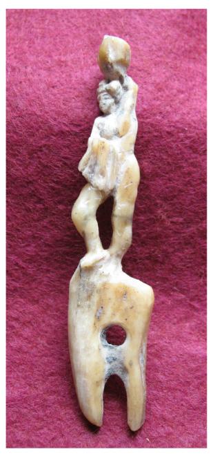 **SOLD**Superb Roman bone carving