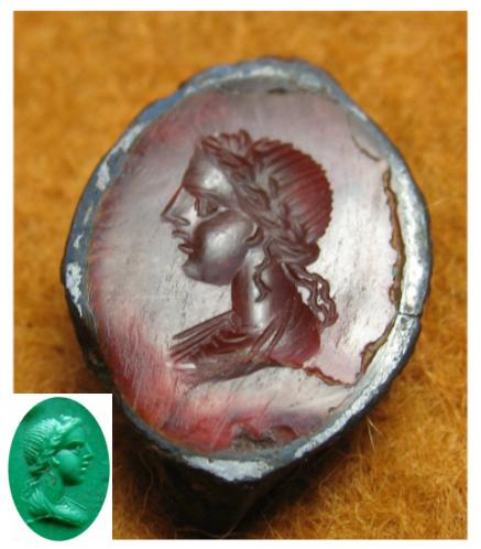 .**SOLD** An exceptionally lovely Roman intaglio