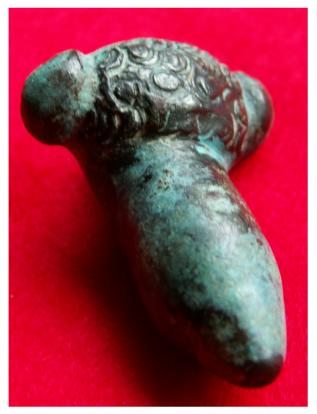 **SOLD**Fantastic  Roman bronze phallic applique