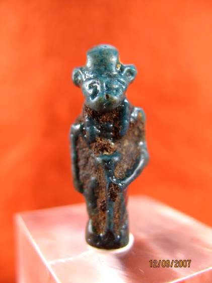 **SOLD**  Lovely dark and mysterious lion headed god amulet