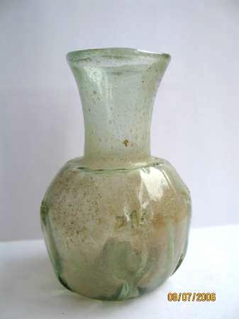 **SOLD** Really elegant Roman glass bottle