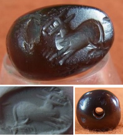  **SOLD** Very attractive Sasanian stamp seal