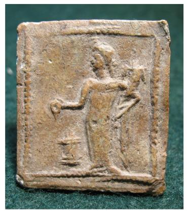 **SOLD**Very good Roman lead tessera ?theatre ticket?