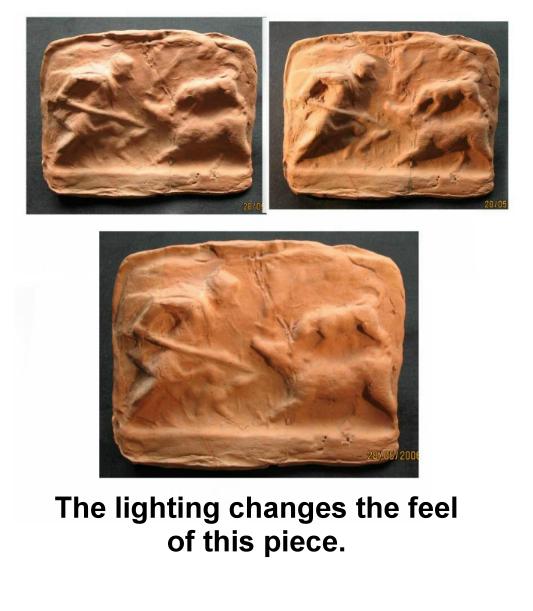 **SOLD** RARE Greek mythological terracotta plaque