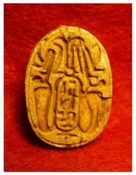 **SOLD**Very fine steatite scarab for Ramesses II