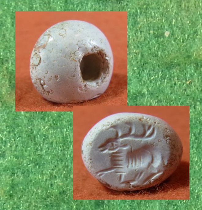 **SOLD** A particularly attractive Sasanian stamp seal